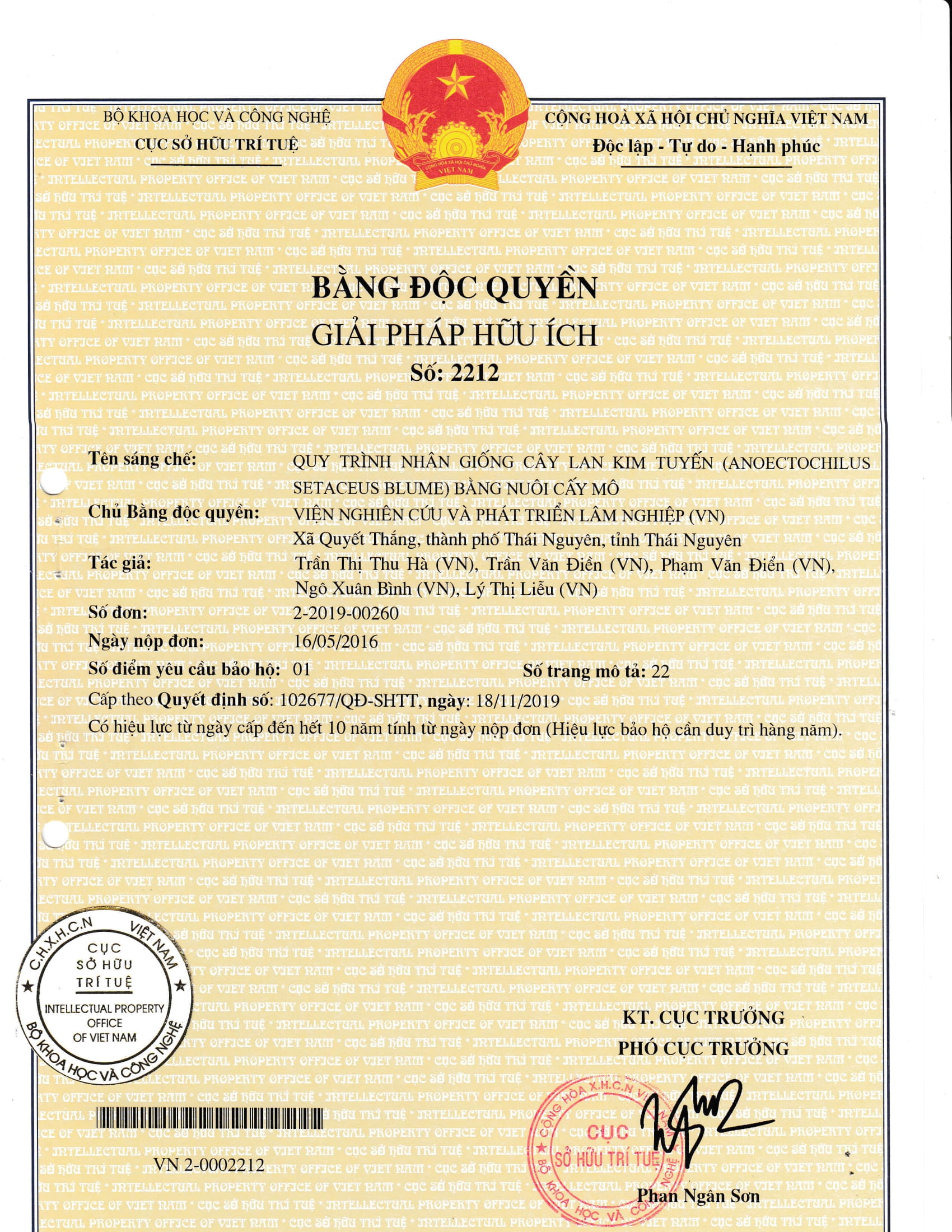 Quy trình nhân giống cây Lan Kim tuyến bằng phương pháp nuôi cấy mô tế bào